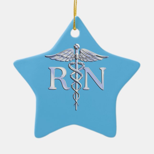 Ornement En Céramique Regised Nurse RN (Devant)