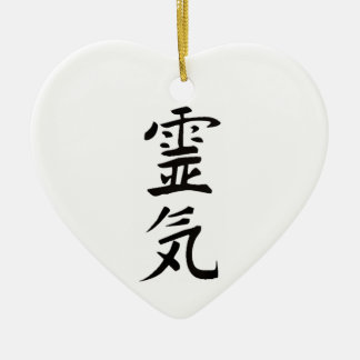 Ornement En Céramique Reiki du coeur