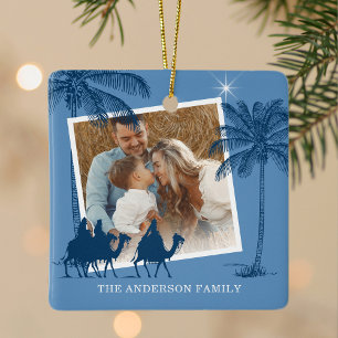 Ornement En Céramique Religieux Trois Rois 2 Photo Noël