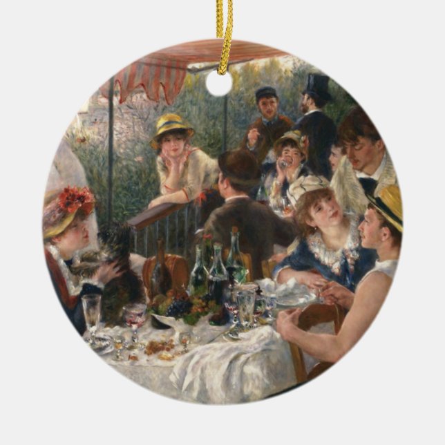 Ornement En Céramique Renoir French Luncheon Booking Party (Devant)
