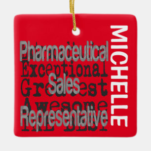 Ornement En Céramique Rep Ventes Pharmaceutiques Extraordinaire CUSTOM