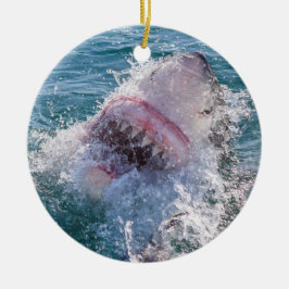 Ornement En Céramique Requin dans l'eau
