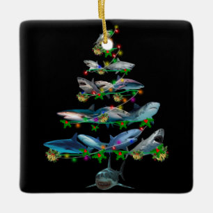 Ornement En Céramique Requin de Marie Chrismas