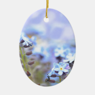 Ornement En Céramique Rêve en bleu