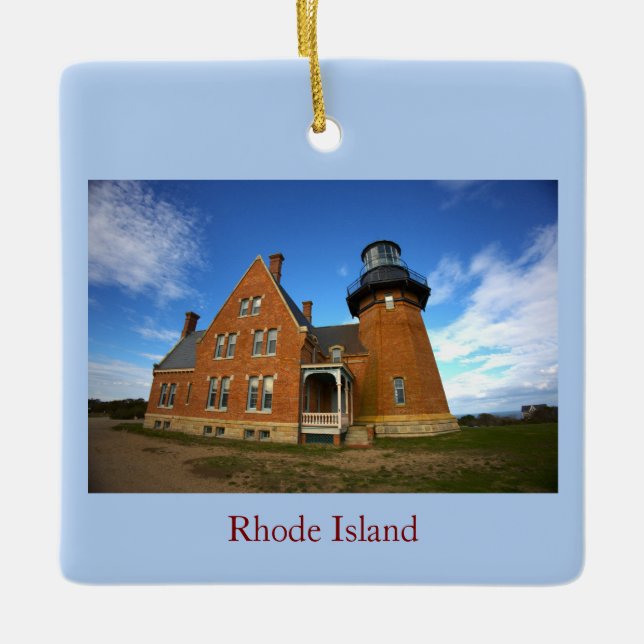 Ornement En Céramique Rhode Island Lighthouse Ornament (Devant)