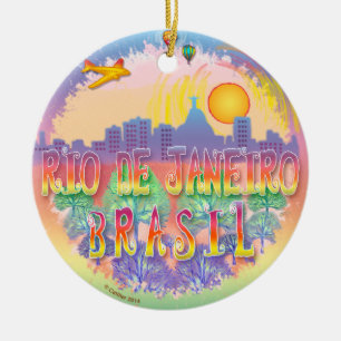 Ornement En Céramique Rio