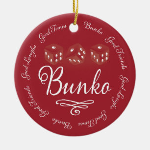Ornement En Céramique Rires d'ornement de Bunko bons
