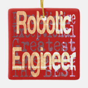Ornement En Céramique Robotique Engineer Extraordinaire