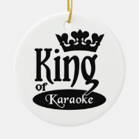 Roi d'ornement de karaoke