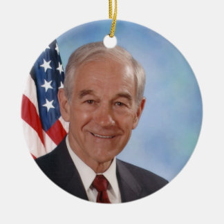 Ornement En Céramique Ron Paul
