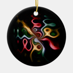 Ornement En Céramique Rose Picasso