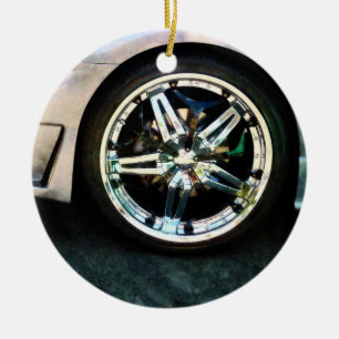 Ornement En Céramique Roues brillantes