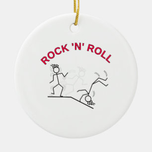 Ornement En Céramique Rouleau Rock 'N'