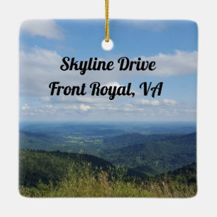 Ornement En Céramique Route Skyline Photographie de Front royal, Virgini