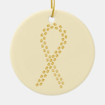 Ruban Pawprint Or