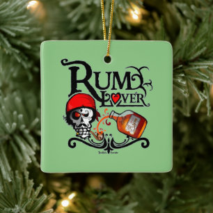 Ornement En Céramique Rum lover