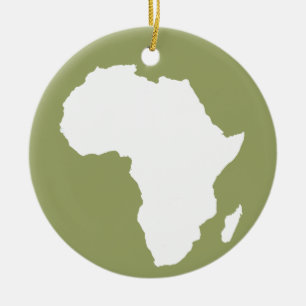 Ornement En Céramique Safari Green Audacious Africa