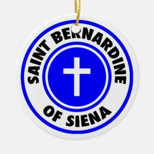 Ornement En Céramique Saint Bernardine de Sienne
