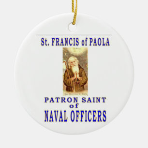 Ornement En Céramique Saint-FRANÇOIS de PAOLA