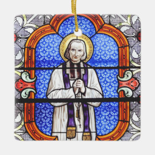 Ornement En Céramique Saint Jean Baptiste Marie Vianney