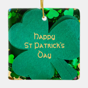 Ornement En Céramique Saint Patrick's Day