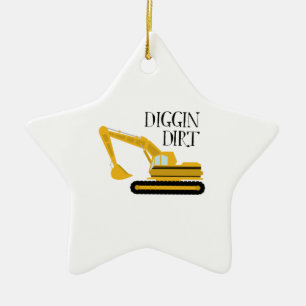 Ornement En Céramique Saleté de Diggin