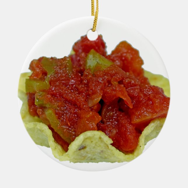 Ornement En Céramique Salsa maison (Devant)