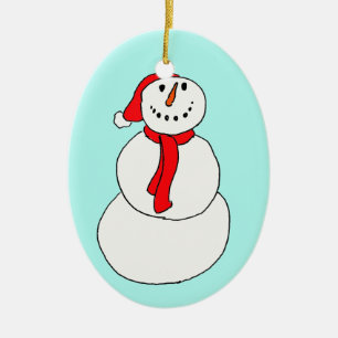 Ornement En Céramique Schneemann