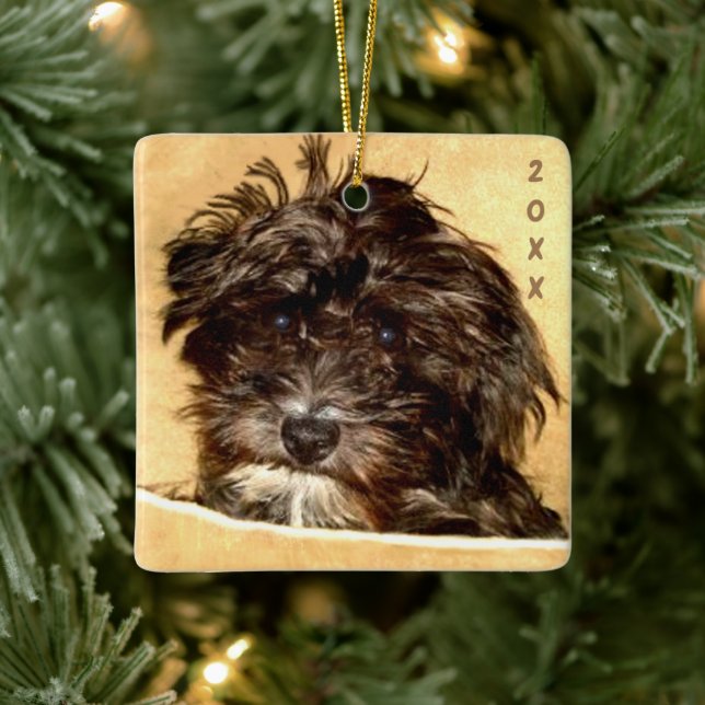Ornement en céramique Schnoodle (Arbre)