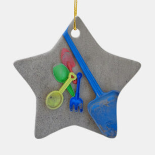 Ornement En Céramique Scoops de sable, Playground Beach été