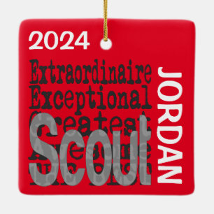 Ornement En Céramique Scout Extraordinaire PERSONNALISÉ
