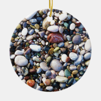 Ornement En Céramique Sea Pebbles Beach Stations Rhodes Grèce