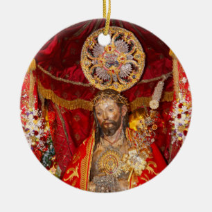 Ornement En Céramique "Senhor Santo Cristo dos Milagres"