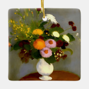 Ornement En Céramique Serene Floral Still Life Imprimer