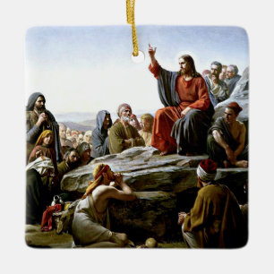 Ornement En Céramique Sermon sur le mont par Carl Bloch