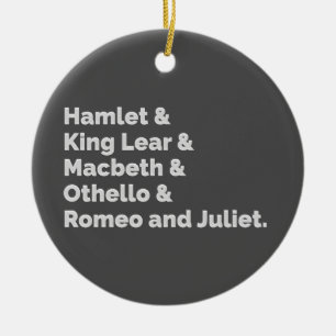 Ornement En Céramique Shakespeare