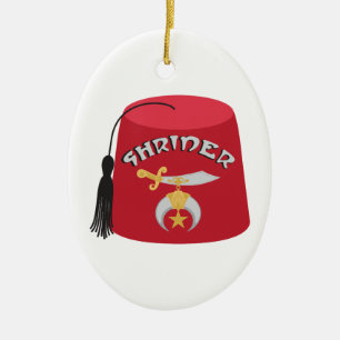 Ornement En Céramique Shriner