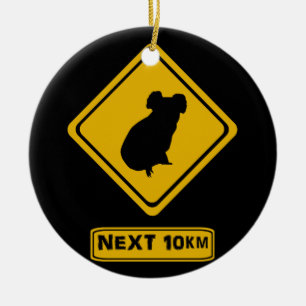 Ornement En Céramique signe routier koala