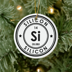Ornement en céramique Silicon Element