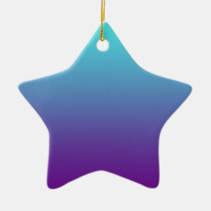 Ornement En Céramique Simple dégradé Arrière - plan Turquoise Bleu pourp