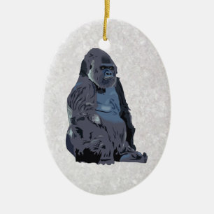 Ornement En Céramique singe ou gorille