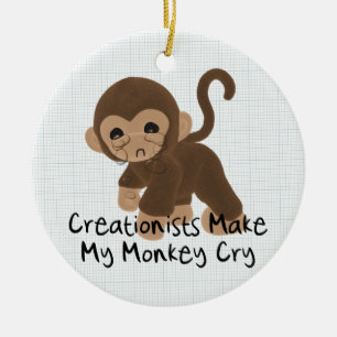 Ornement En Céramique Singe pleurant