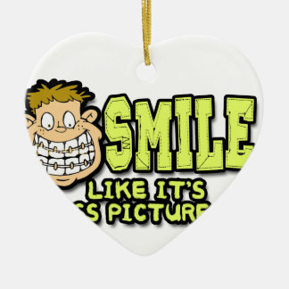 Ornement En Céramique Smile Like It's Class Picture Day