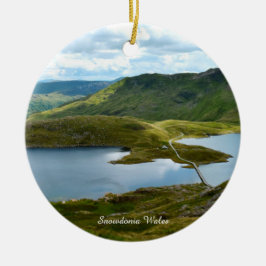 Ornement En Céramique Snowdonia Wales.
