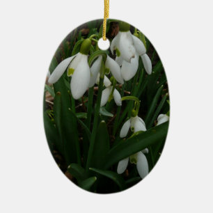 Ornement En Céramique Snowdrops I