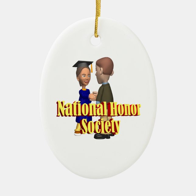Ornement En Céramique Société nationale d'honneur (Devant)