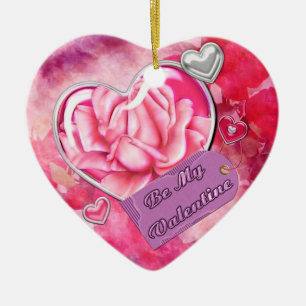 Ornement En Céramique Sois ma Saint Valentin