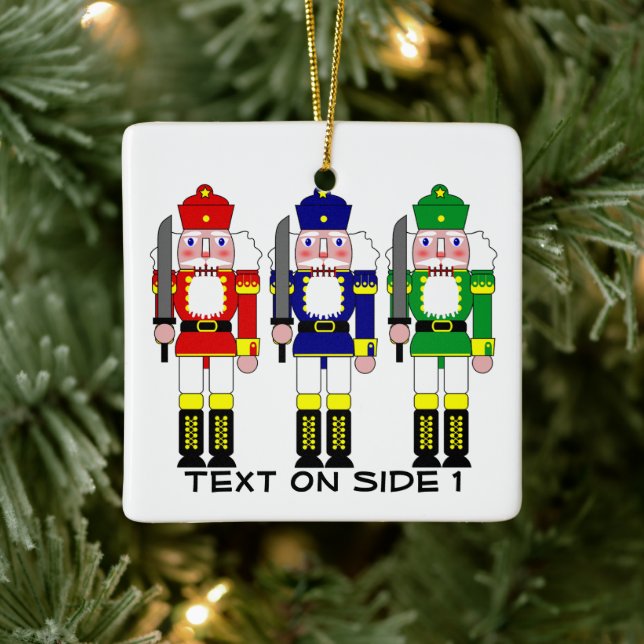 Ornement En Céramique Soldats des cétacés colorés Noël (Arbre)