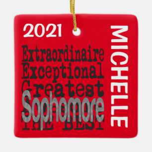 Ornement En Céramique Sophomore Extraordinaire CUSTOM