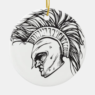 Ornement En Céramique Spartans